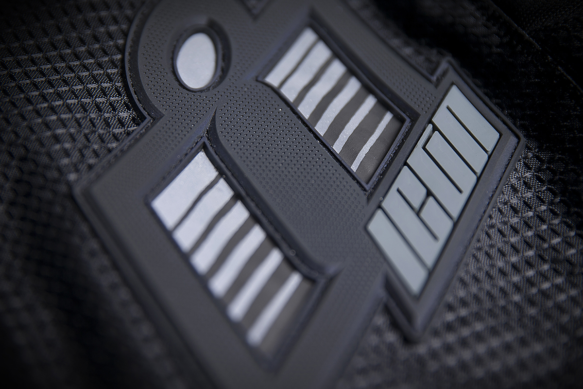 Mens Icon Black Textile Wireform Motorcycle Riding Street Racing Jacket