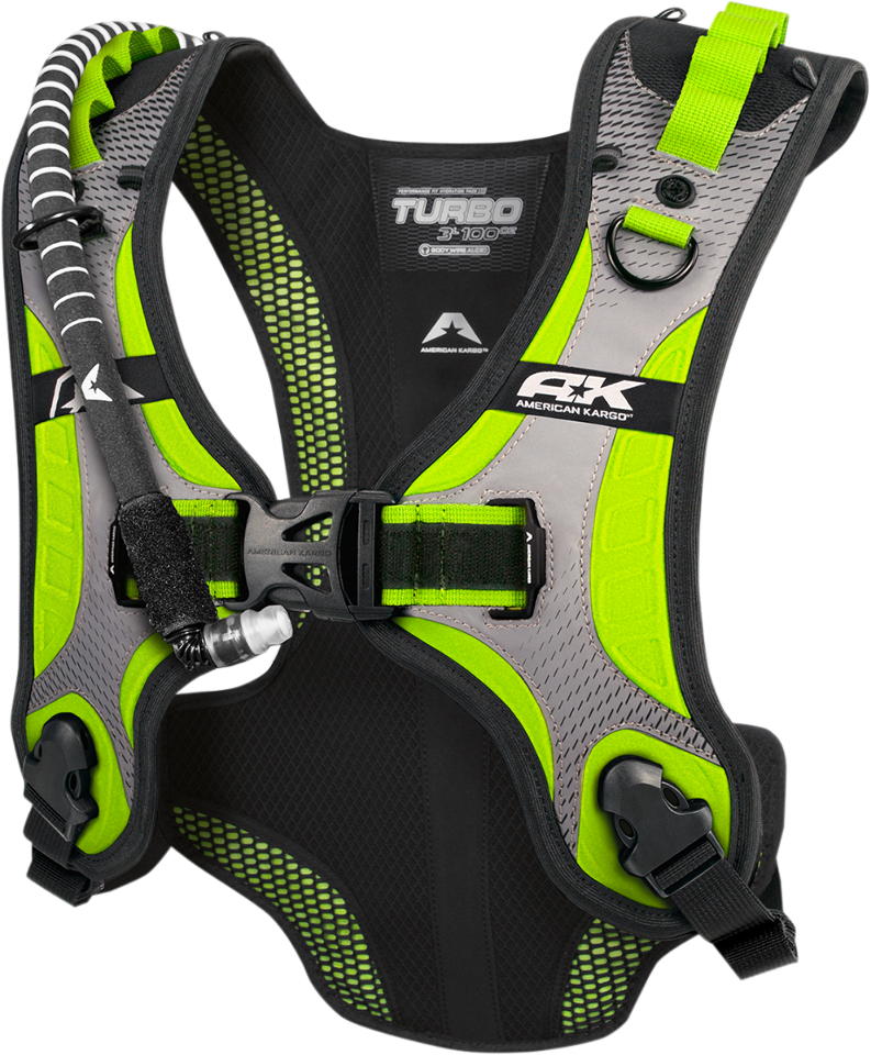 American Kargo Yellow Turbo 3 Liter Textile Motorcycle Offroad