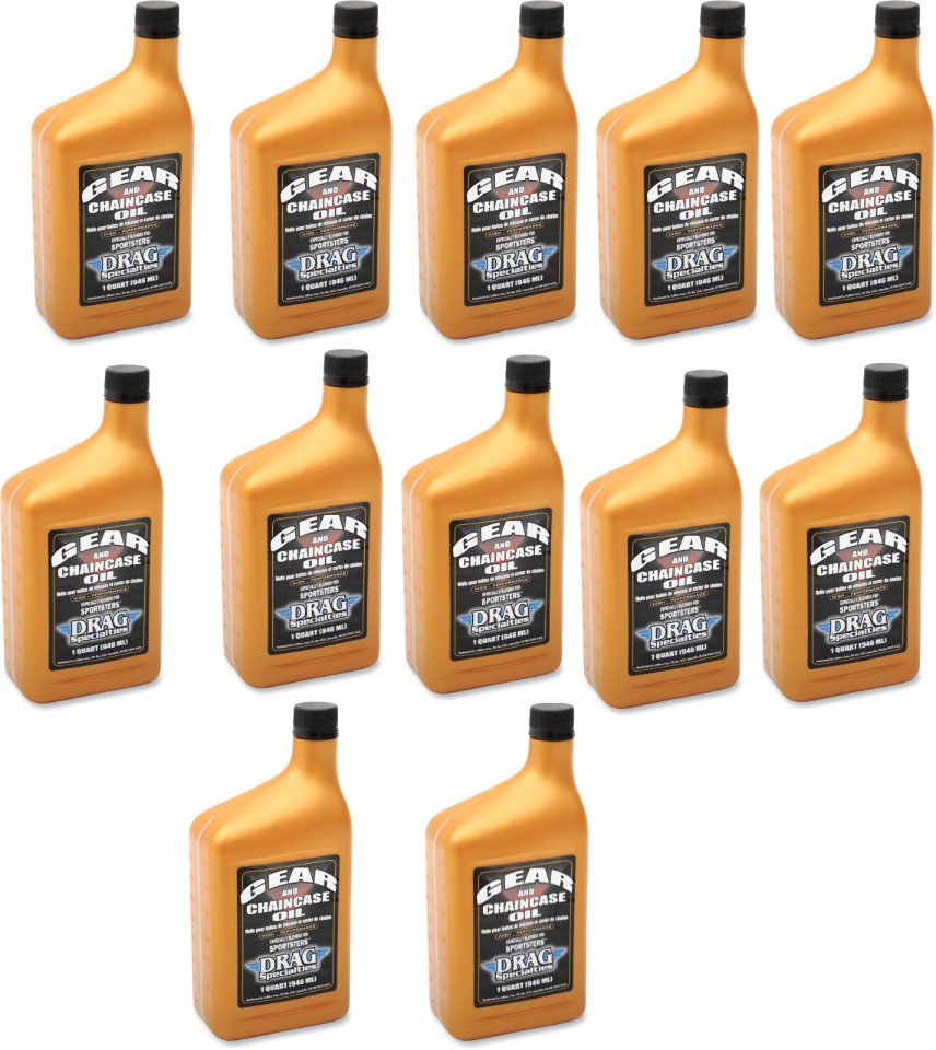 Drag Specialties 12qt Gear Chain Case Oil Case for Harley Davidson