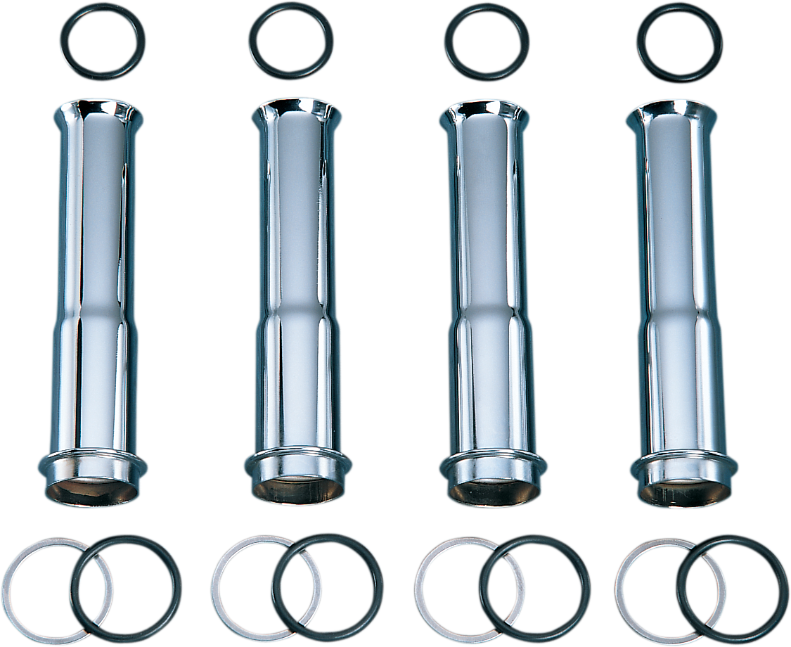 Colony Chrome 4 Pack Lower Pushrod Tube Kit 8499 Harley Davidson