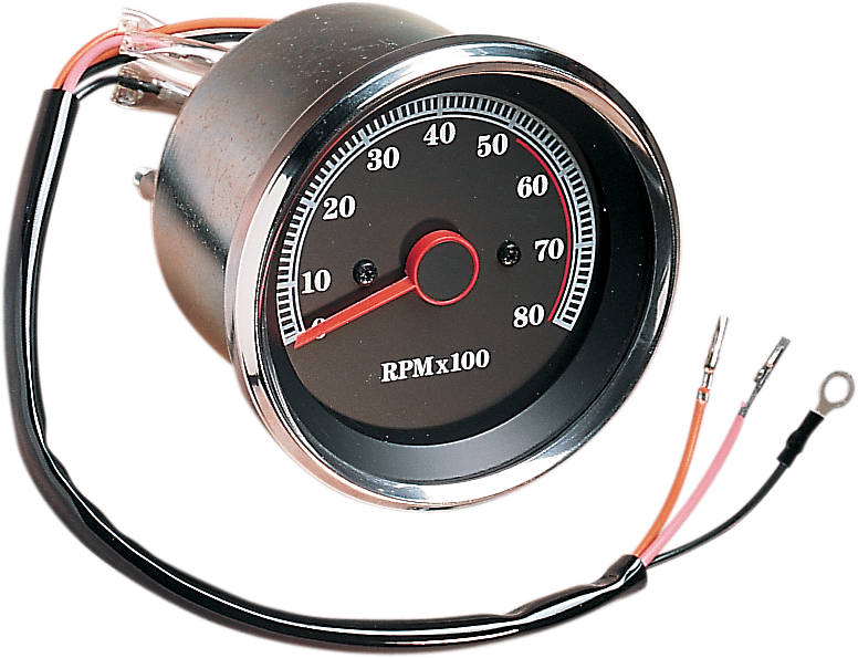 Drag Specialties 8000 rpm Electronic Tachometer 8594 Harley Davidson