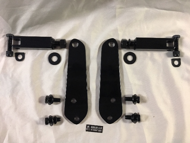 Drag Specialties Chrome Passenger Footpeg Mounts 06-17 Harley Dyna FXD FXDL FXDB