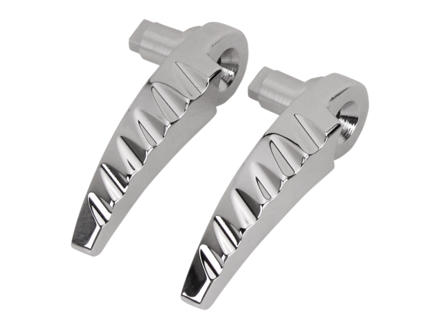 Paul Yaffe's Yafterburner chrome Lid Lifters saddlebag levers 14-18 Harley FL