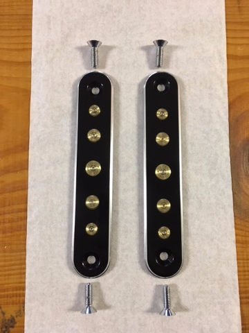 JT's Cycles Black Spotlight Eliminator Plates Once Fired Bullets 94-13 Harley