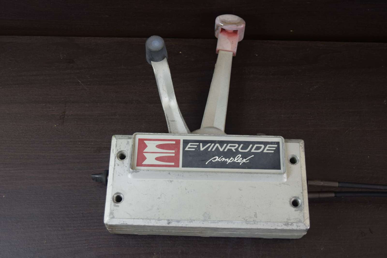 Johnson Evinrude Simplex Side Mount Control Box W/ 11' Cables 35 HP