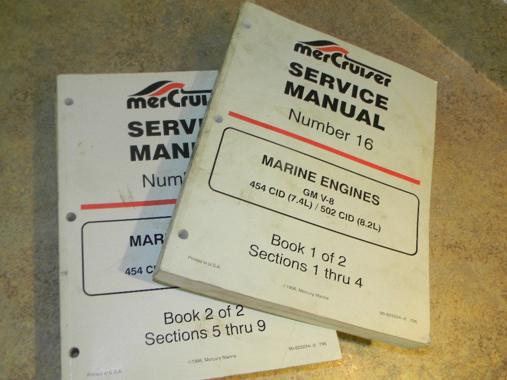 Mercury service number 16 2-book set 823224 | Southcentral Outboards