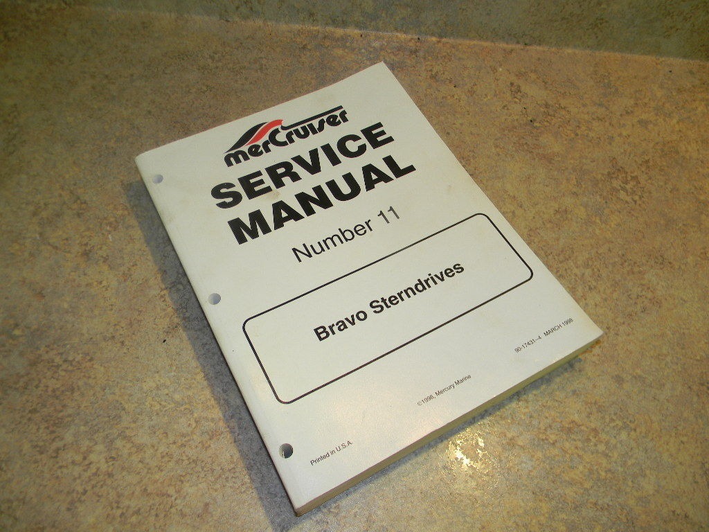 Mercury Service Manual for Bravo Sterndrive 17431 ...