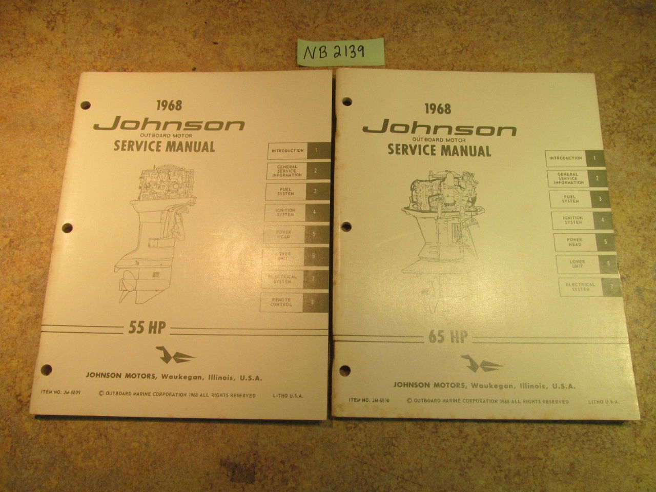 1968 Evinrude 55 Hp Service Manual