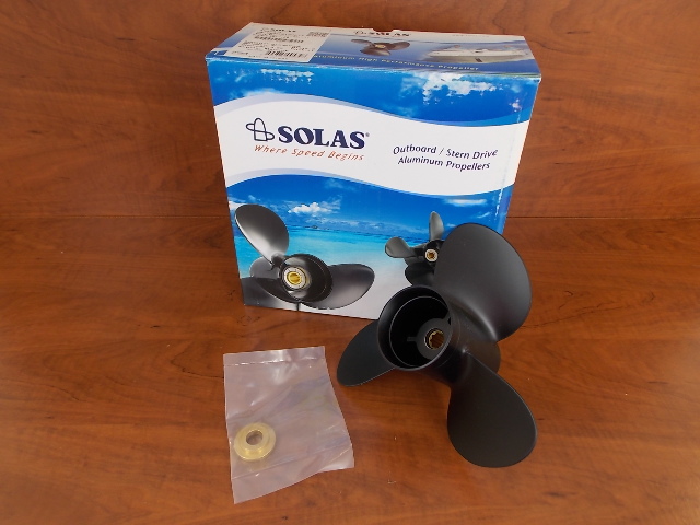 NEW! 1986-15 Solas 9.25 X 11 Propeller 1111-093-11 fits Mercury Mariner 6-15 HP