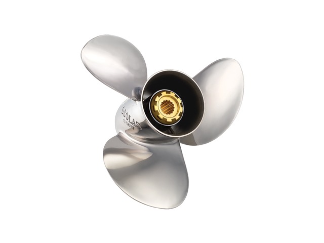 1231-101-13 Solas 10-1/8 X 13 SS Propeller fits Mercury Mariner 9.9-25 HP NEW!