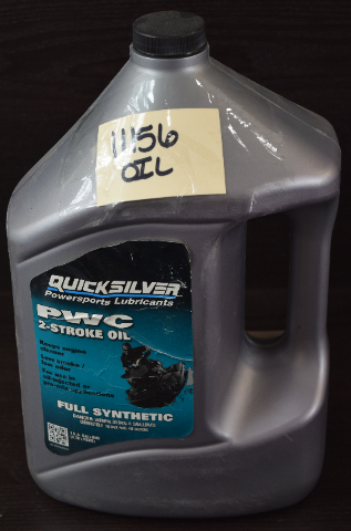 NEW! Quicksilver Powersports Lubricants Full Synthetic 2-Stroke Oil PWC 1 Gallon