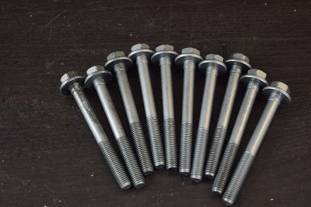 8M0045943 Mercury Mariner Cylinder Head Bolt Set (10) 150 HP 4 Stroke