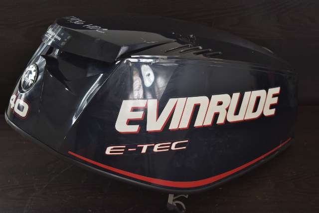 LIKE NEW! 2004-2008 Evinrude ETEC Hood Cowling Engine Cover 40 50 HP
