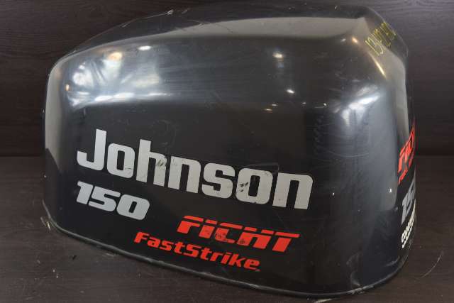 439566 Johnson Evinrude 1998 Ficht Faststrike Cover Hood Top Cowling 150 175 HP