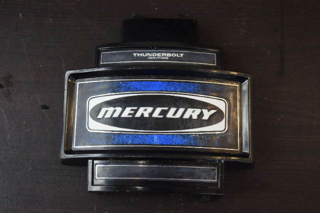 1975-1989 Mercury Thunderbolt Front Cover Medallion 6347A20 6347A6 35 40 HP
