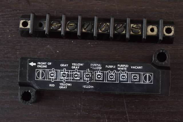 1973-1976 Johnson Evinrude Terminal Block & Cover 385531 510862 85 115 135 HP