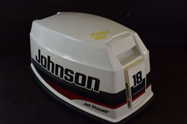 Johnson Evinude JET POWER Top Cowl Cowling Cover Hood  18 25 HP 2 Cylinder