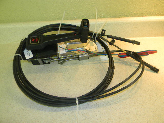 Mercury Side Mount Remote Control Box with 14 Foot Cables & Power Trim switch