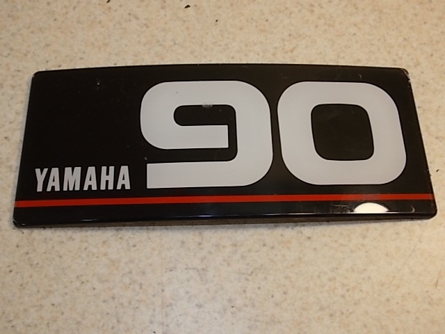 Yamaha 90 outboard Hood Emblem Applique Unknown Year