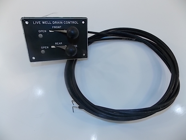 Dual LIve Well Drain Control with 8' cables