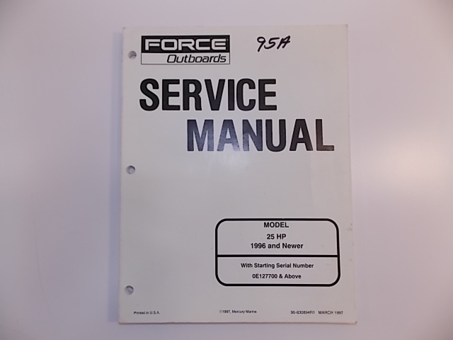 Force Outboards Service Manual 1996-1998 25HP 90-830894R1