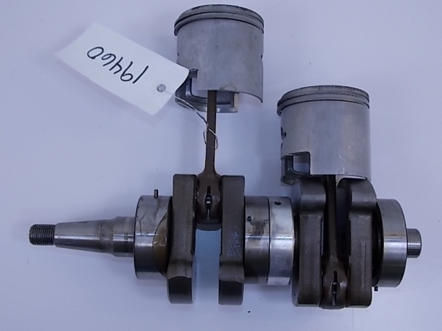 Pre-2002 Nissan Tohatsu Crankshaft & Pistons NS25C2 346000300M 25 30 40 50HP