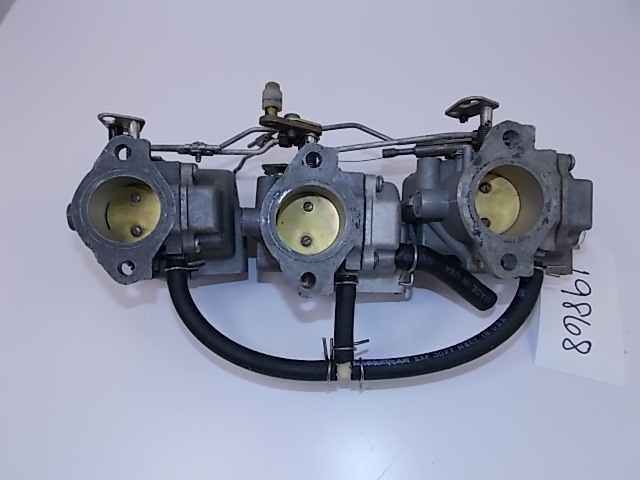 Johnson Evinrude Carburetor Set 1970's 55 60 65 HP C# 313855