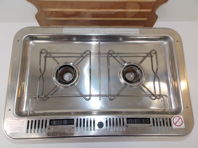 ORIGO 4000 Alcohol 2 Burner Stove Camping RV Marine Boating