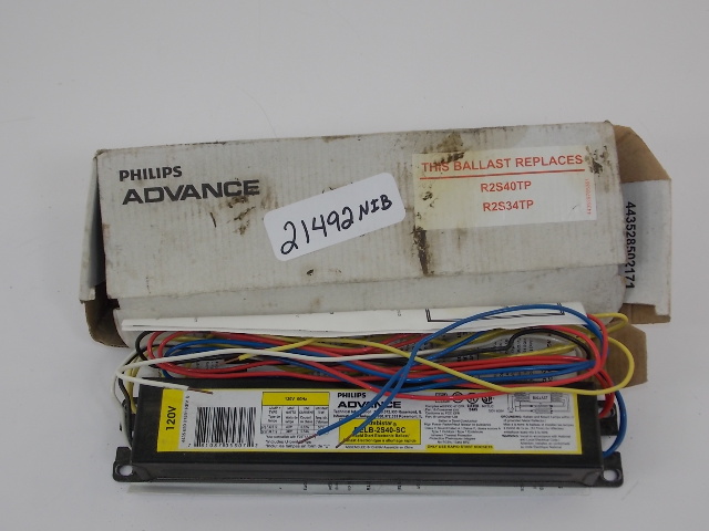 NOS Phillips Advance Ballast RELB-2S40-SC R2S40TP R2S34TP