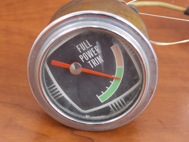 Vintage Outboard Power Trim Tilt Gauge 2-1/4" 6462561 Marine Boat