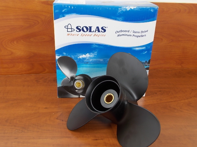 NEW! 1979 & UP Solas Propeller 2211-105-11 replaces Johnson 10.5 X 11 P 15-35 HP