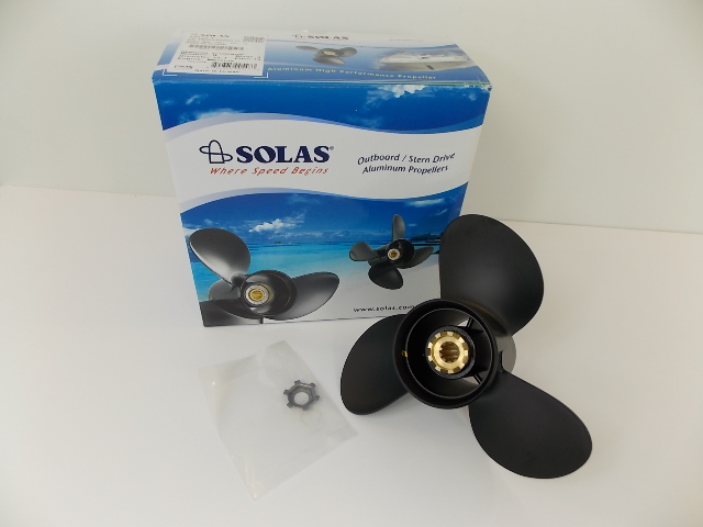 NEW! Solas 10.3 X 12 Propeller 1211-103-12 rep Mercury Mariner 19639A45 9.9-25HP