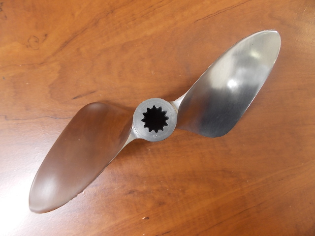 Vintage Stainless Steel Mercury Racing Propeller 9-1/2 X 19