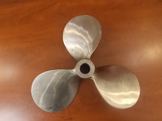 Used 15 X 15 Stainless Steel Left Hand Counter Rotation Propeller