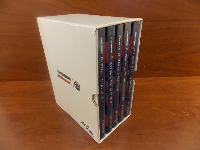 Evinrude ETEC 2009 Shop Service Manual Set 25 30 40 50 60 65 75 90HP V4 & V6