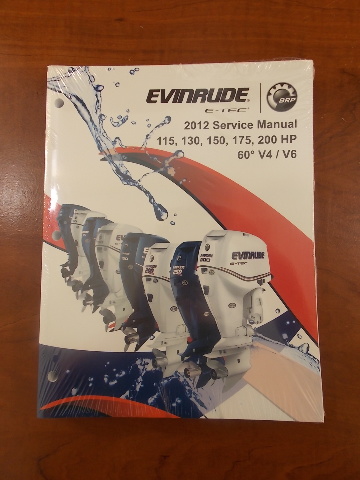 New Evinrude ETEC 2012 Shop Service Manual 115 130 150 175 200 HP 5008738