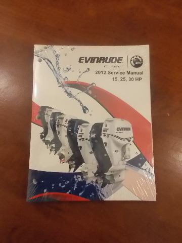 New Evinrude ETEC 2012 Shop Service Manual 15 25 30 HP 5008732