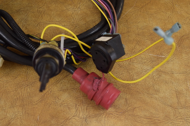 OMC Side Mount Control Box Key Switch Harness 1979 & Newer 15' Cable