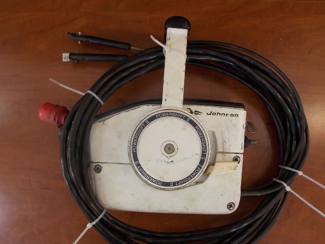 Johnson Evinrude Side Mount Control Box w/ Key & 13 Ft Cables 1973-1978 50 HP +