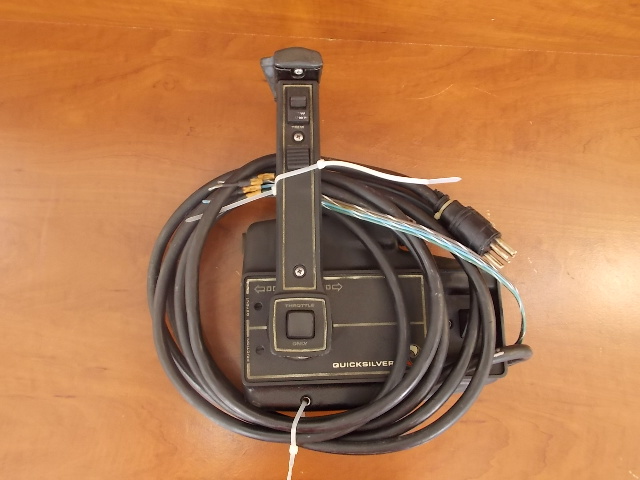 Mercury Quicksilver Control Box w/ 15 Ft Cables Trim Switch & Key