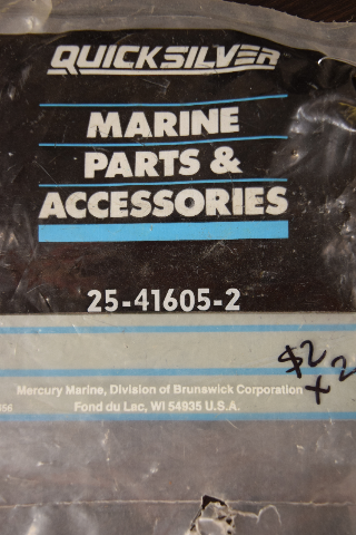 1977-1987 Mercury Plate Grommet 41605-2 18 20 25 HP 2 Cylinder