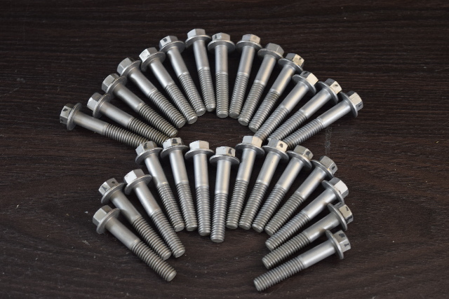 1977-2005 Johnson Evinrude Cylinder Head Bolt Screw Set 322323 9.9-300 HP