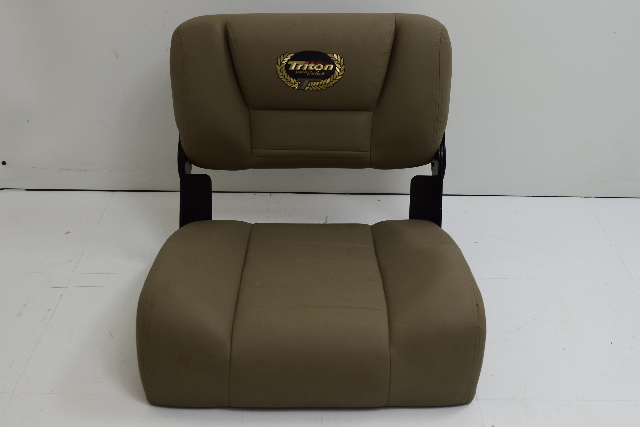 Likely New Genuine Triton Folding Center Seat with rubber step Beige color