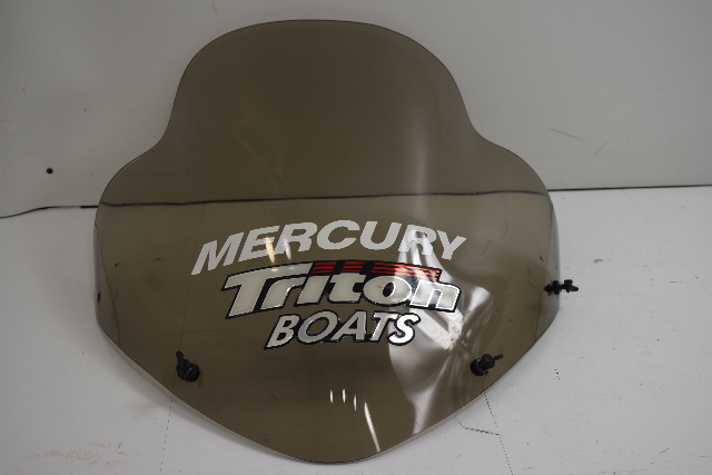New old stock Triton Plexiglass windshield tinted 21.5" w x 23.75"