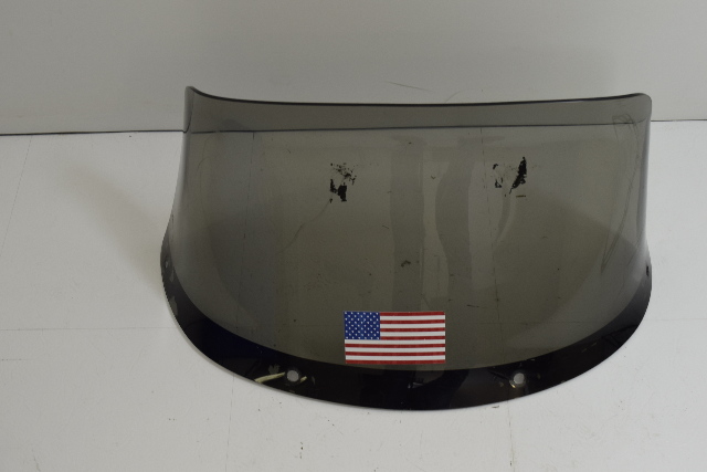 Tinted Plexiglass Boat Windshield approx. 23' W X 13 1/2" H X 33" ARC