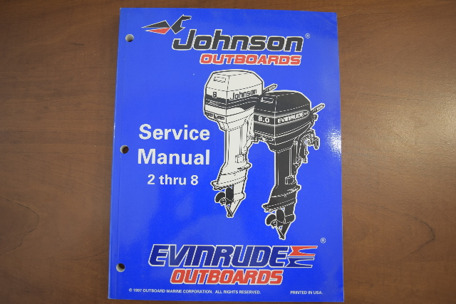 Johnson Evinrude Service Manual 2 thru 8 1998 "EC" 520202