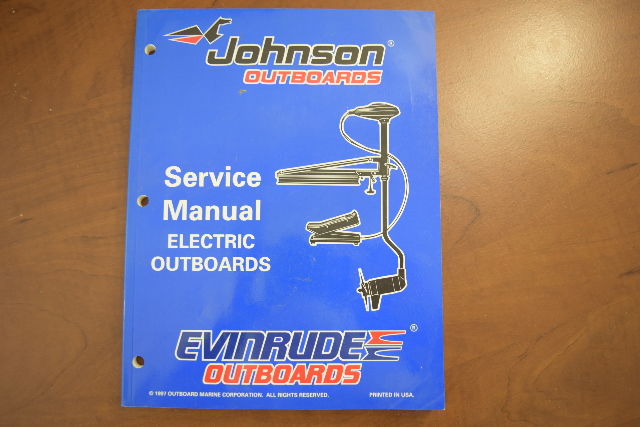 Johnson Evinrude Service Manual Electric Outboards Trolling Motor 520201