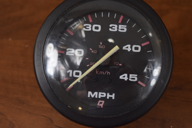 Quicksilver Mercury Speedometer 4" Width 2" Depth