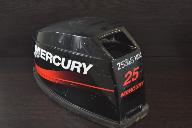 9163A19 Mercury Mariner 1988-1998 Top Cowl Hood Cowling 15 20 25 HP