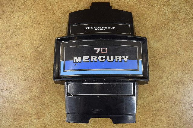 Mercury & Mariner Medallion Front Cover 7254A3 1977-1986 50 60 70 HP 3 Cylinder